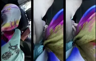 Domalarak Sikilen Baş örtülü amatör katın serisi part 47